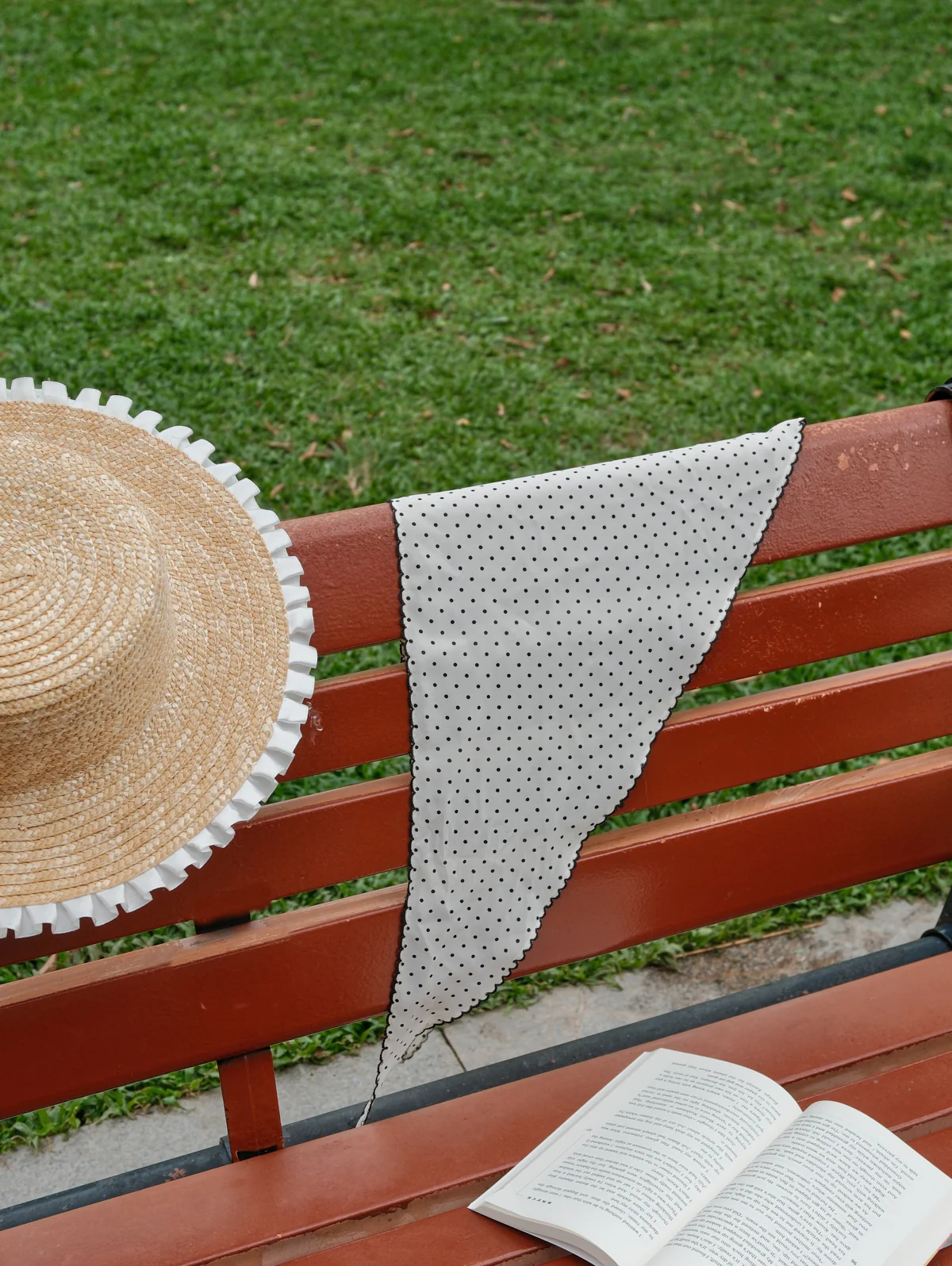 Striped/Polka Dot Print Bandana Triangle Kerchief Headband Hair Scarf - Image 4