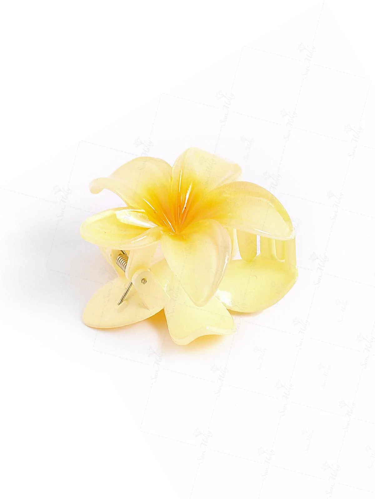 Bauhinia Plumeria Flower Shaped Hair Claw - Image 6