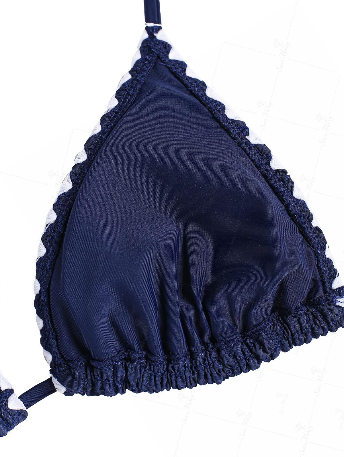 Seamolly Teeth Edge Crafted Triangle Tie Side Bikini Set - Image 9