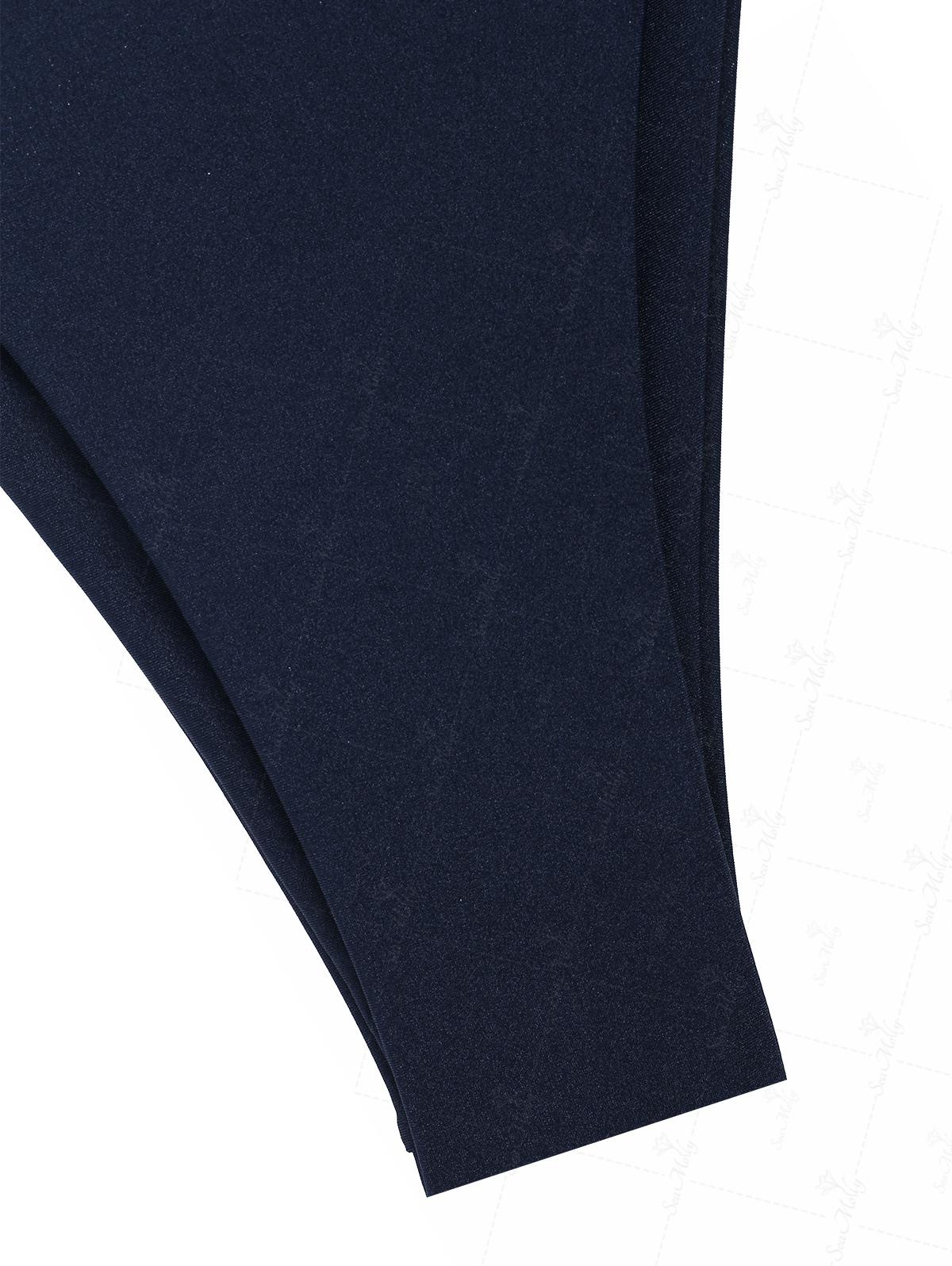Seamolly Contrast Color Bowknot Decor Tie Side Tankini Set - Image 3