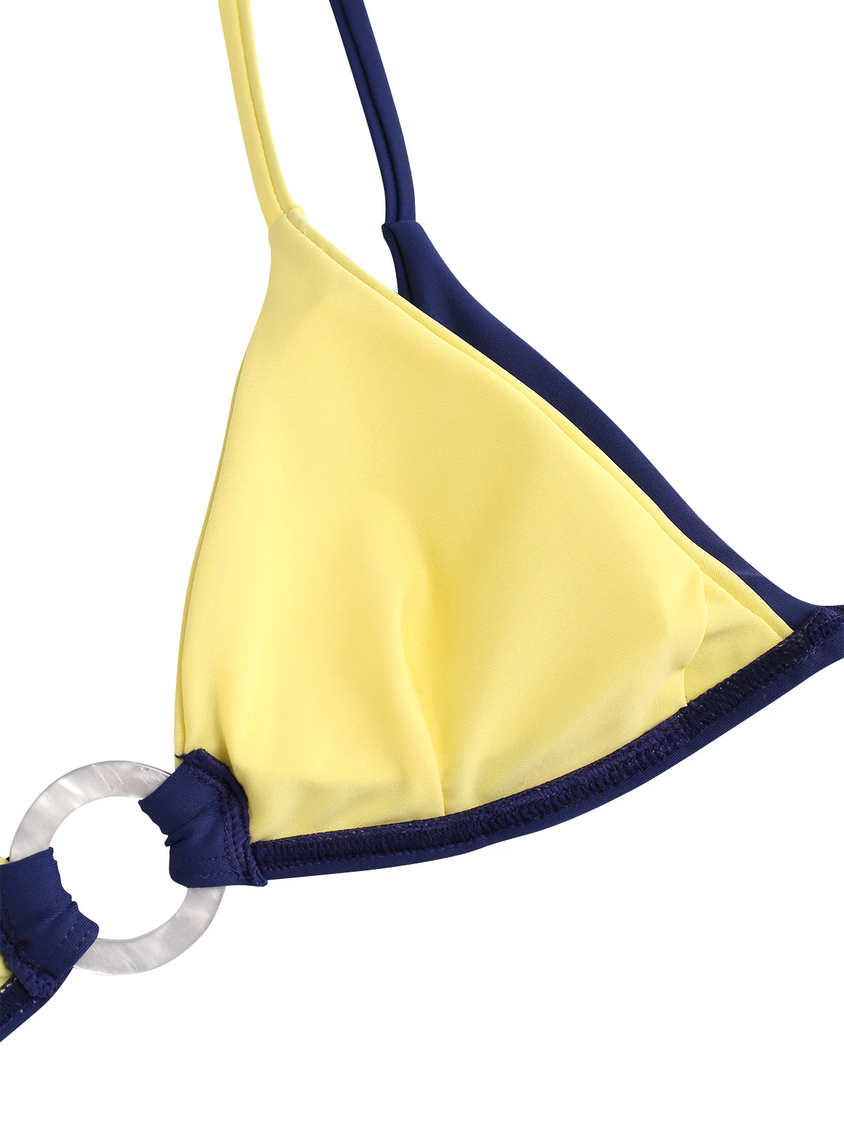 Seamolly Colorblock Two Tone O Ring Double Layer Bikini Set - Image 4