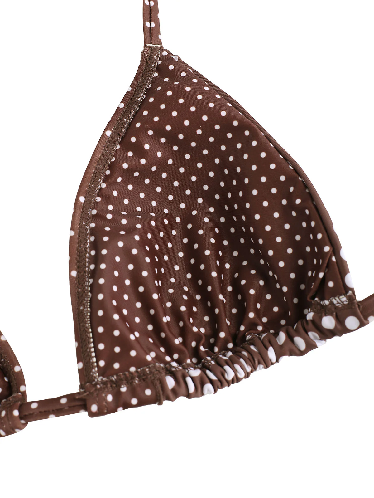 Seamolly 3 Piece Polka Dot Ruffles Triangle Brazilian Cheeky Boyshort Bikini Set - Image 7