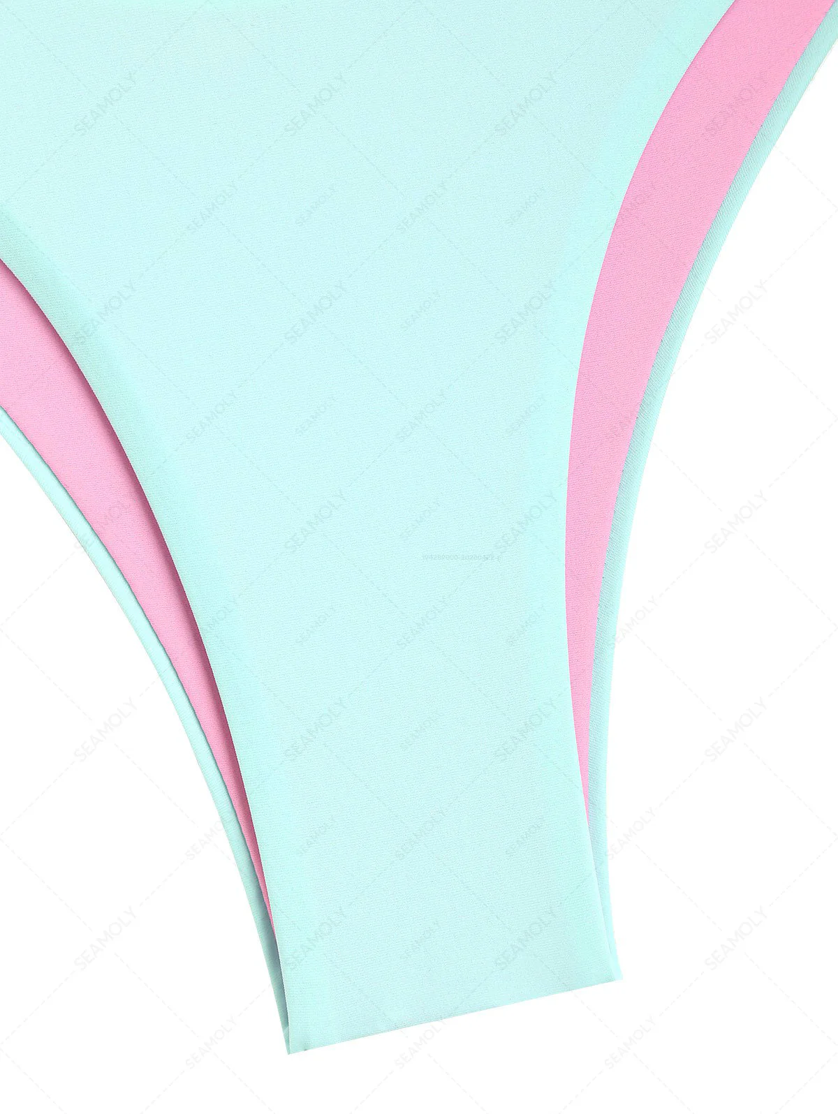 Seamolly Colorblock Two Tone O Ring Double Layer Bikini Set - Image 6