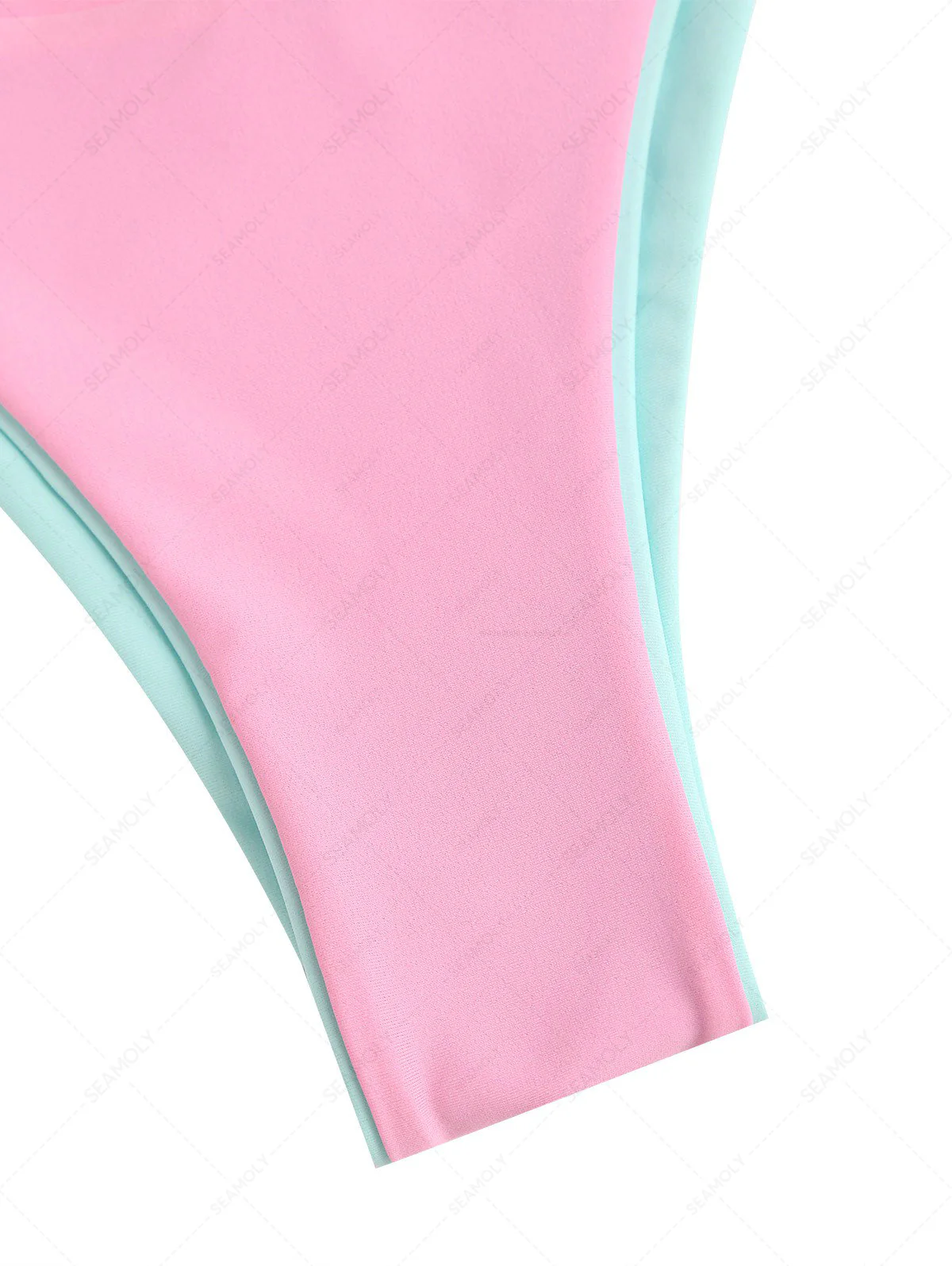 Seamolly Colorblock Two Tone O Ring Double Layer Bikini Set - Image 7