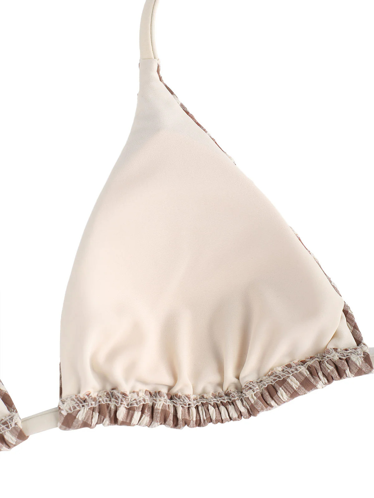 Seamolly Gingham Halter Triangle Boyshorts Bikini Set - Image 8