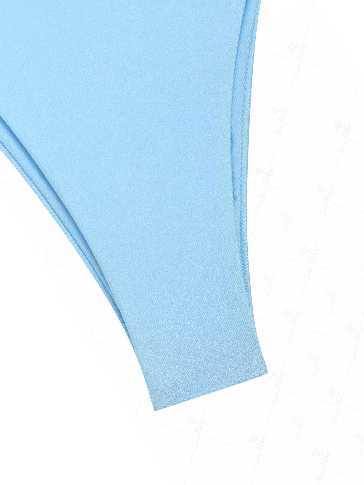 Seamolly Contrast Color Cinched Tied Front Tie Side Bikini Set - Image 4