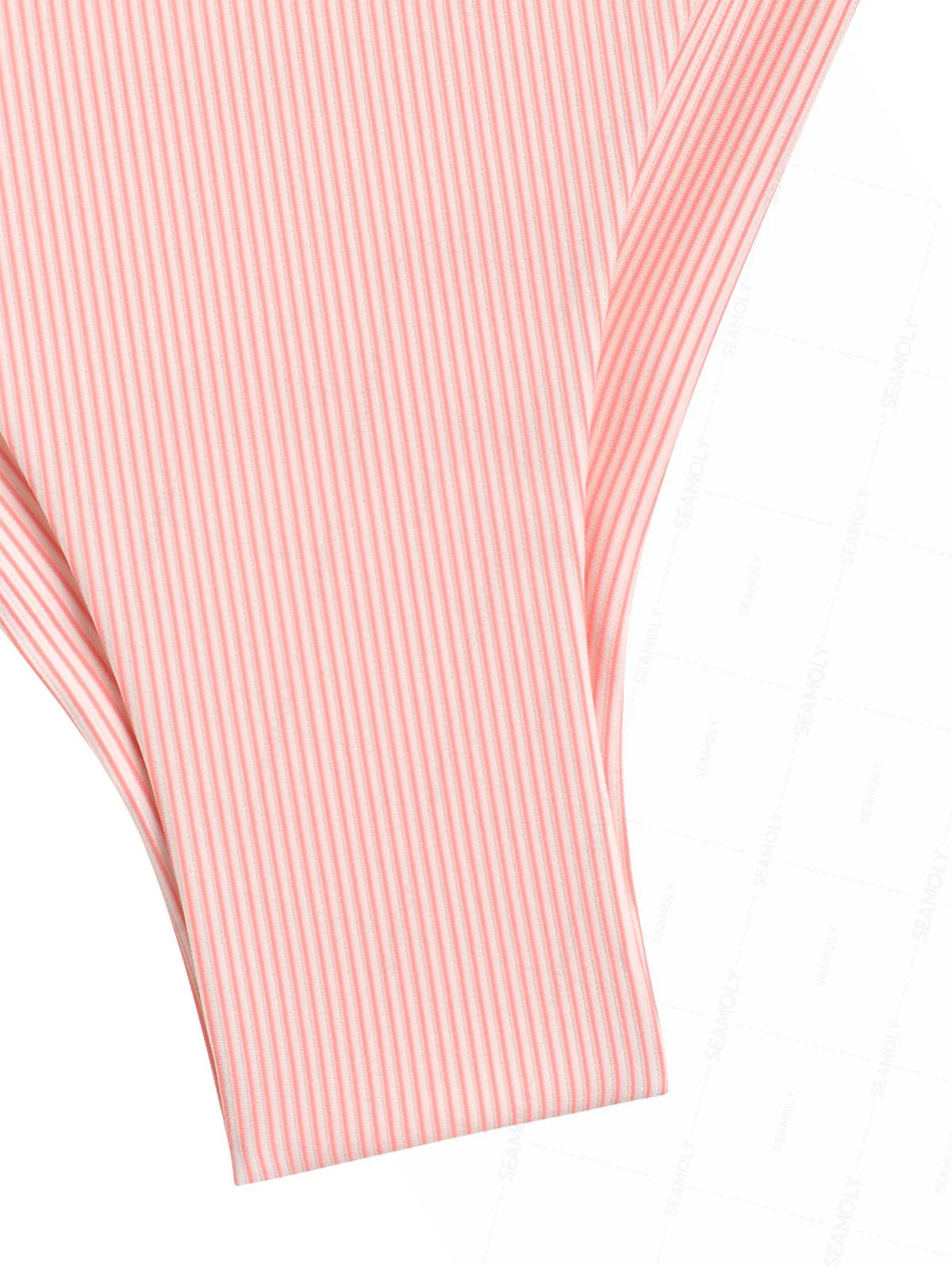 Seamolly Retro Chic Striped Halter Tank Top & Cheeky Brazilian Bottom Tankini Set - Image 5