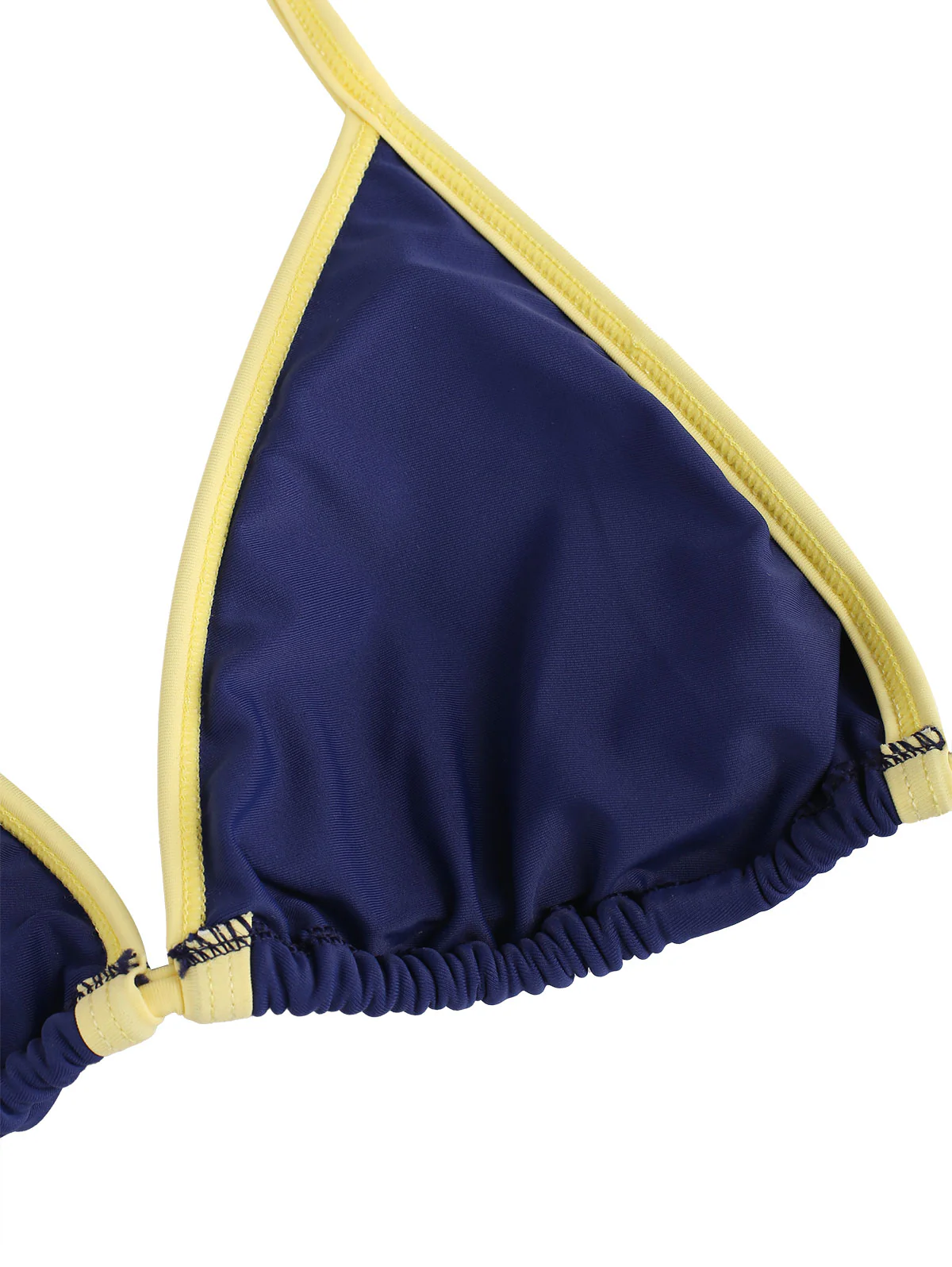 Seamolly Contrast Binding Grommet Lace Up Cheeky Boyshorts Bikini Set - Image 5
