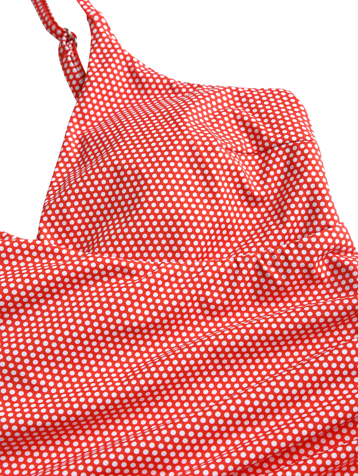 Seamolly 1950s Pin-Up Retro Vintage Polka Dot Surplice Ruched Tummy Control Cut Out V Neck One-piece Swimsuit - Image 5